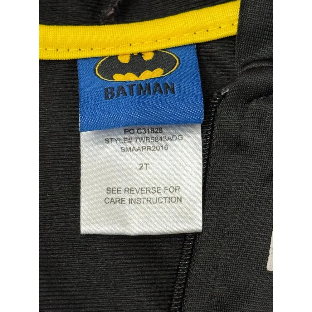 Batman Hooded Track Jacket Size‎ 2 T